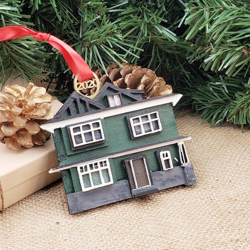 Custom Our First House Ornament, First House Replica, Custom House Address Ornament, Housewarming Gift, Realtor Client Gift, First Home