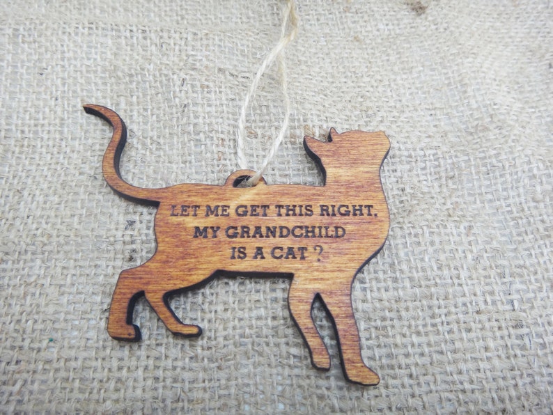 Cat Ornament, Cat Lover Gift, Cat Christmas Gift, Funny Cat Gift, Cat Lady Ornament, Cat Lady Gift, Cat Stocking Stuffer, Cat Mom, Pet Lover image 3