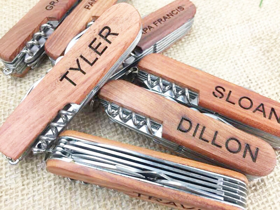 Personalized Swiss Army Knife Gift for Hikers Mountaineering Etsy