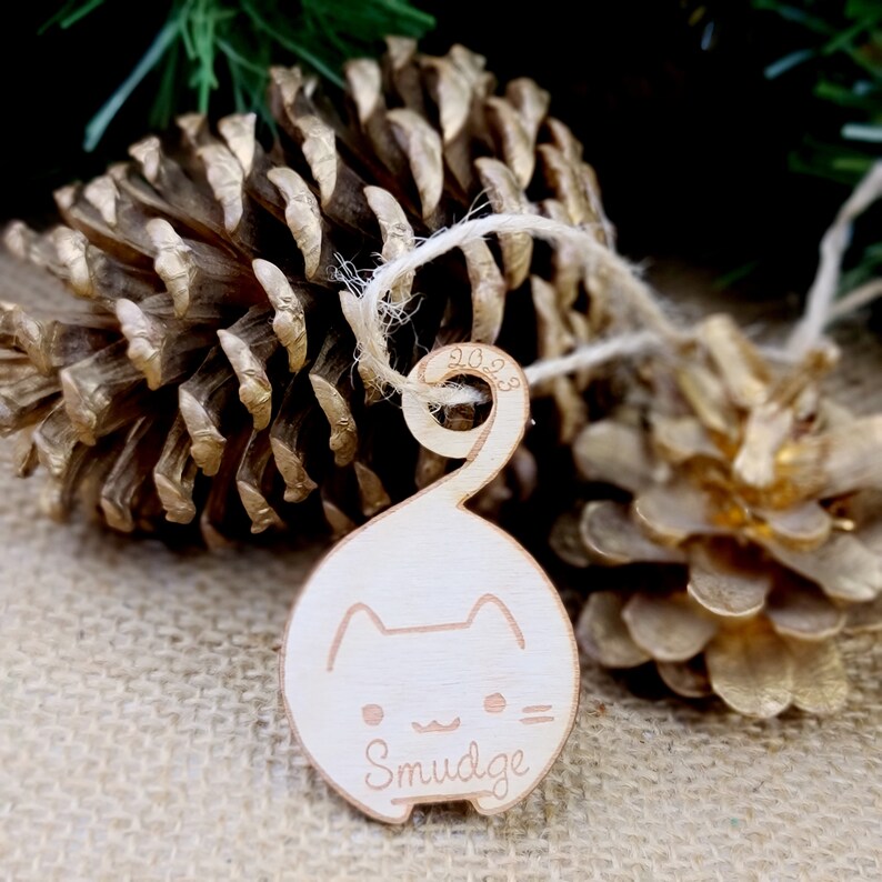 Personalized Cat Ornament | Custom Cat Ornament | Personalized Pet ...
