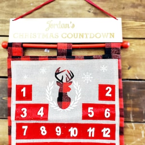 Fabric Advent Calendar Refillable Advent Calendar Wooden Advent Fabric Advent Calendar Refillable Advent Calendar Wooden Advent