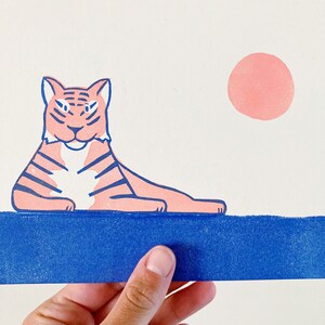 Tiger and sun image 3