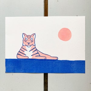 Tiger and sun image 1