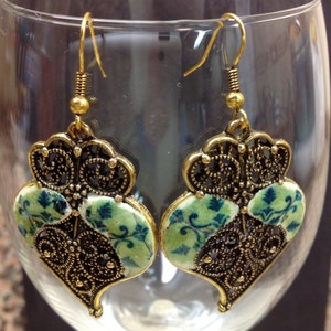 Aros antiguos de oro Etsy Espana
