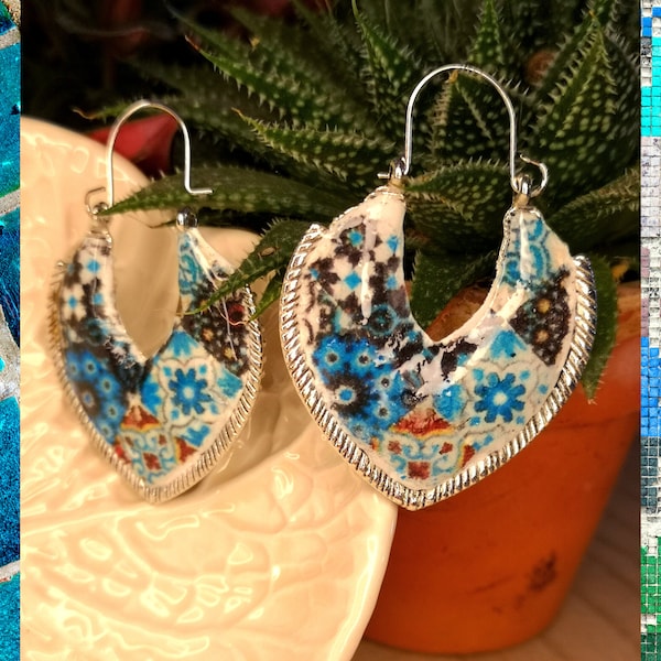 Ethnic Shiny Post Earrings