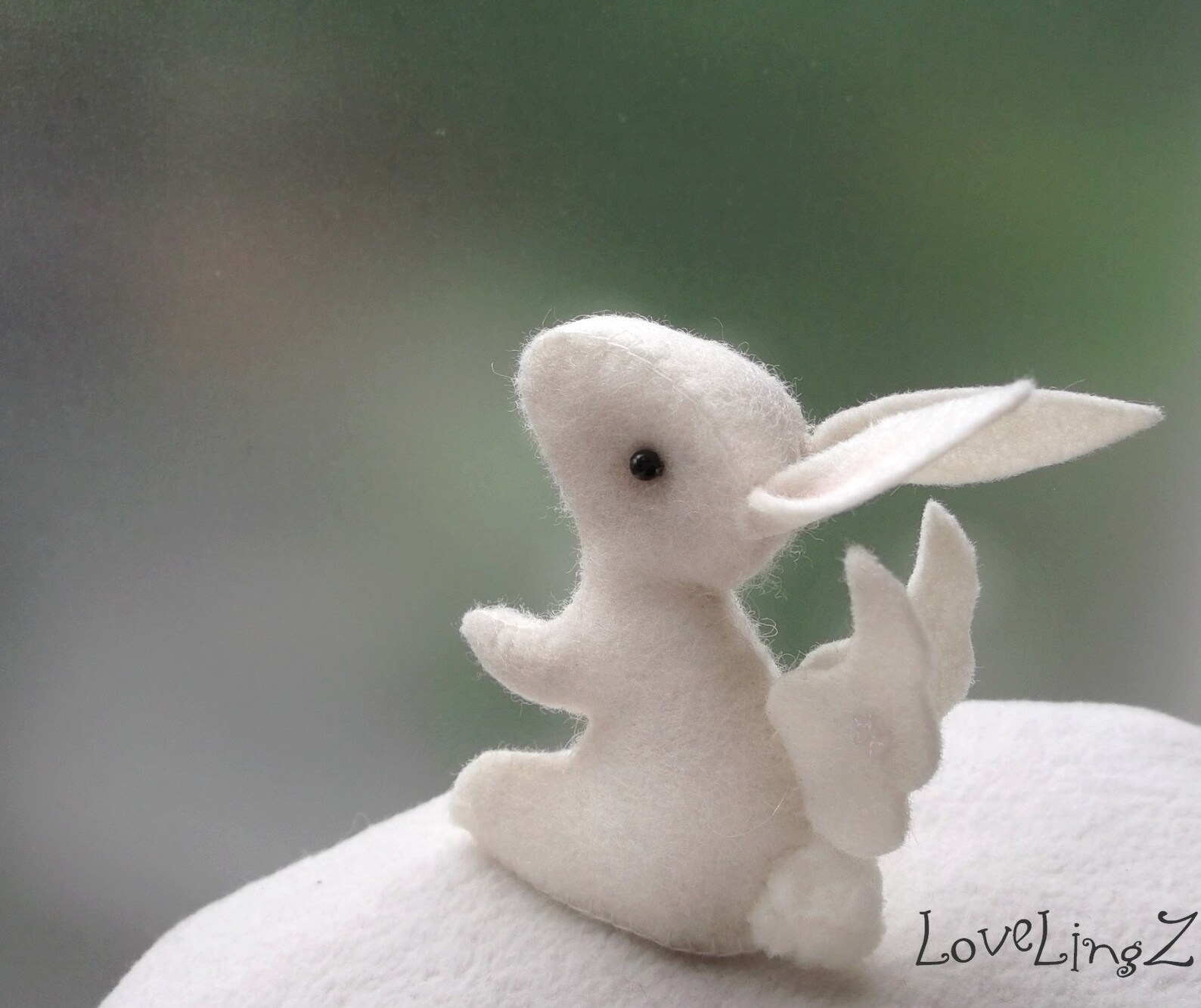 Guardian angel bunny fairy rabbit memorial get well | Etsy