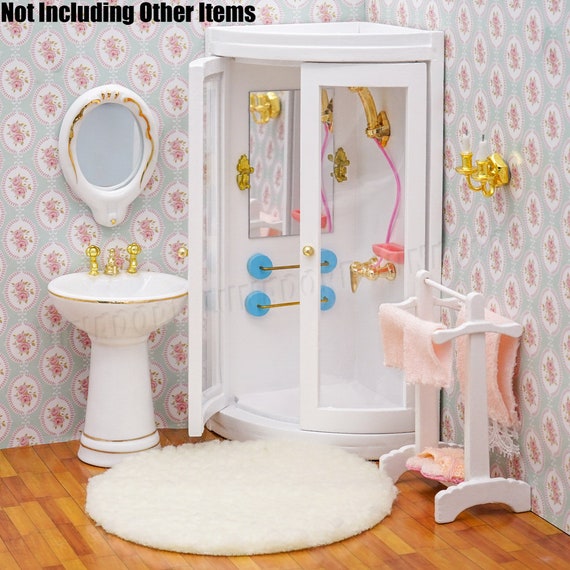 1:12 Dollhouse Miniature Furniture shower room bathroom