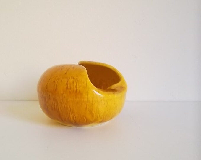 Vintage Ashtray, Vintage Italian Ashtray, Yellow Ceramic Ashtray Etsy