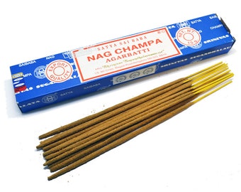 Incense Sticks Satya Nag Champa 15G Pack with 12-14 sticks Per Box