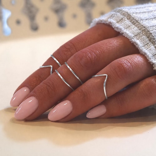 Adjustable Midi Ring Set | Boho Stacking Rings, Non-Tarnish Wire