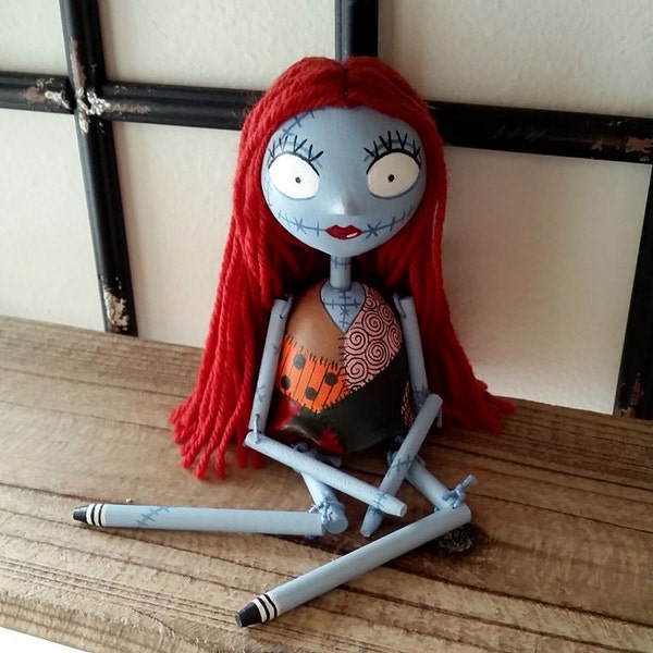 RESERVED- SALE - Handmade Sally-Inspired Art Doll
