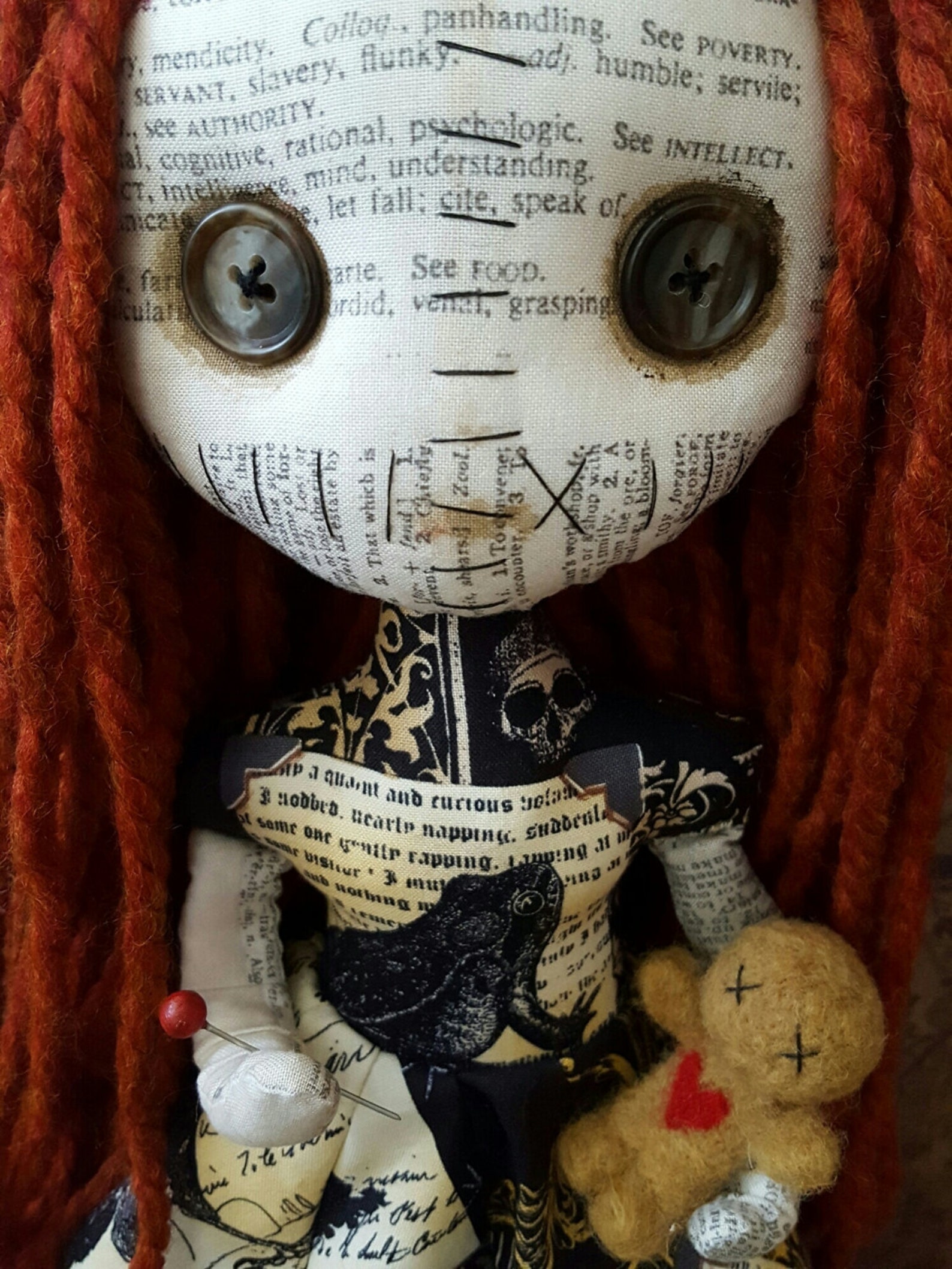 Handmade Voodoo Priestess Doll Etsy