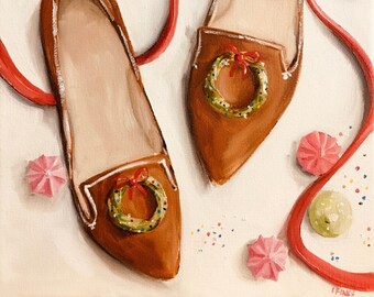 Gingerbread Shoes - Fine Art Print