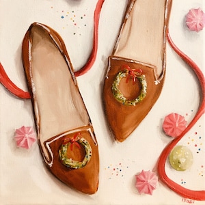 Gingerbread Shoes Fine Art Print image 1