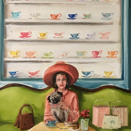 Tippy and Tilly Take Time for Tea Fine Art Print Etsy