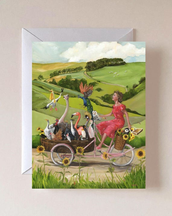 Light As A Feather - Boxed Set of 8 Notecards, Blank Cards, Lisa Finch Art, French Canvas Studio, Note Card, Art on a Card