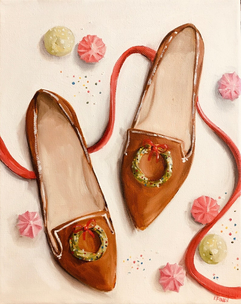 Gingerbread Shoes Fine Art Print image 1