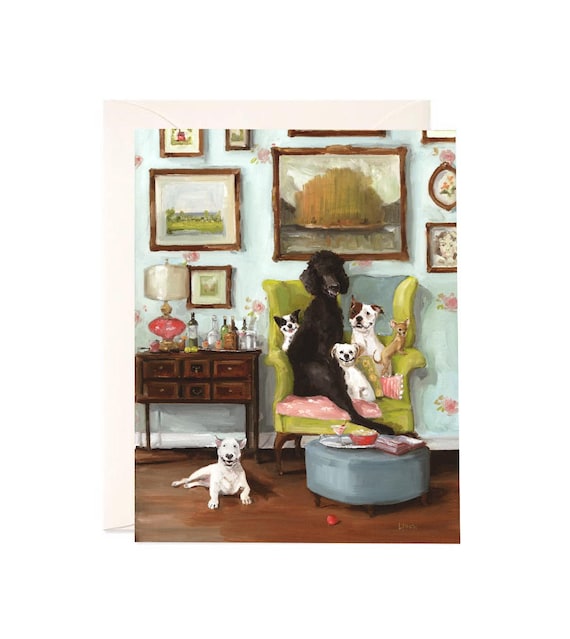 Happy Hour - Boxed Set of 8 Notecards, Lisa Finch Artist,  Art on a Card