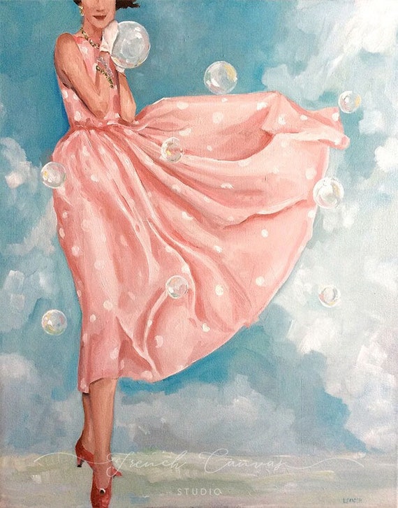The Dream Maker - Fine  Art Print, Giclée, Giclee Print, Whimsical Wall Art, French Canvas Studio