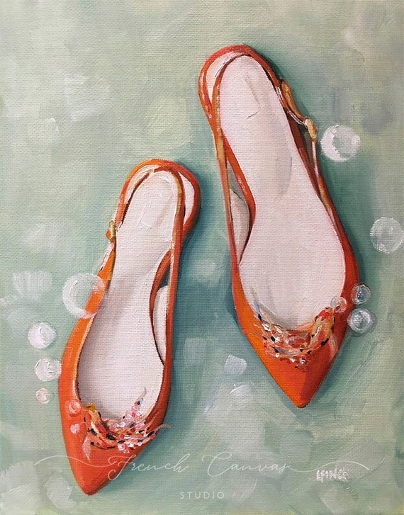 Slingbacks - Fine Art Print, Giclée, Giclee Print, Still Life, French Canvas Studio