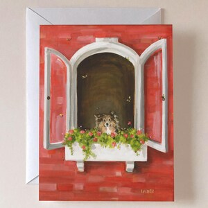 Hola primavera - Caja de 8 tarjetas con notas, tarjetas en blanco, arte de Lisa Finch, French Canvas Studio, tarjeta con notas, arte en una tarjeta