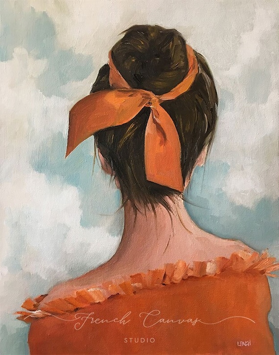 The Ruffle - Fine Art Print, Giclée, Giclee Print, Portrait, Wall Art, French Canvas Studio