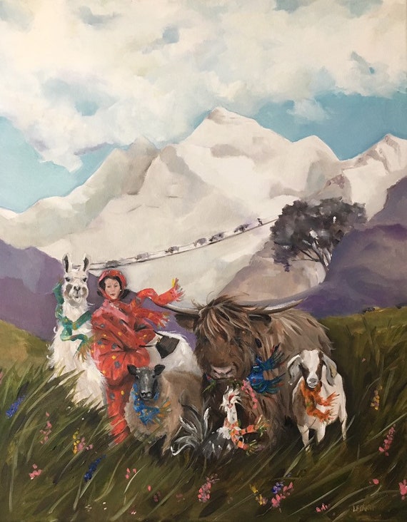 High Winds Over the Himalayas - Fine Art Print