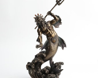 Poseidon Griechischer Gott Statue 12 ''Mythologie Dekorative Skulptur