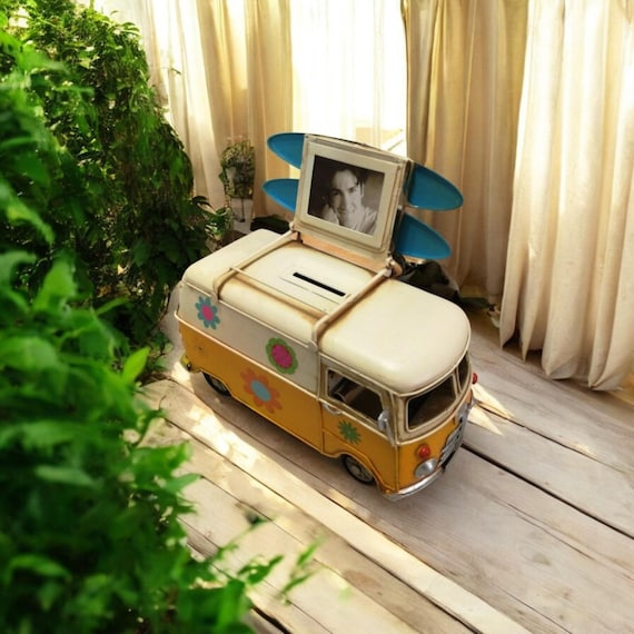 Vintage Tin Camper Van – Picture Frame & Money Box, Desk Decor - Etsy