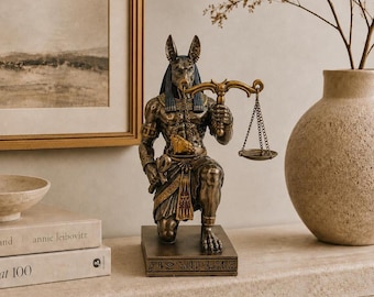 Egyptian Anubis Statue 7.28x4.33x3.94 Inch Ancient Egypt Mythology Decorative Figurine