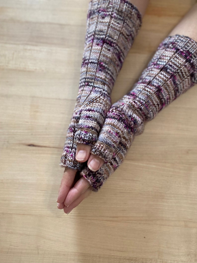 Knitting Pattern Everyday Fingerless Mitts DIGITAL DOWNLOAD image 3