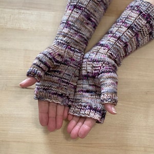 Knitting Pattern Everyday Fingerless Mitts DIGITAL DOWNLOAD image 1