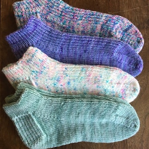 Knitting Pattern - House Socks DIGITAL DOWNLOAD