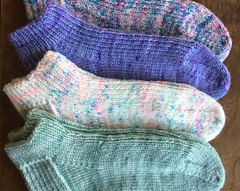 Knitting Pattern - House Socks DIGITAL DOWNLOAD