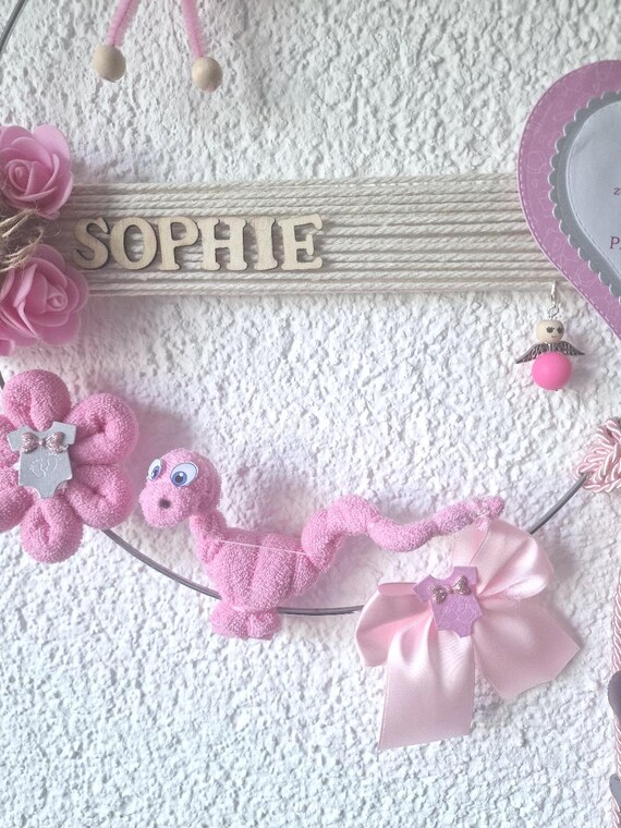 Windeltorte Windelschloss Mädchen Rosa Mit Schnuller