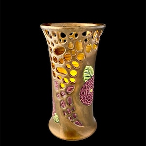 Handmade Art Nouveau Style Vase by NorthWind Pottery