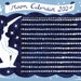 Moon Calendar 2021 Print