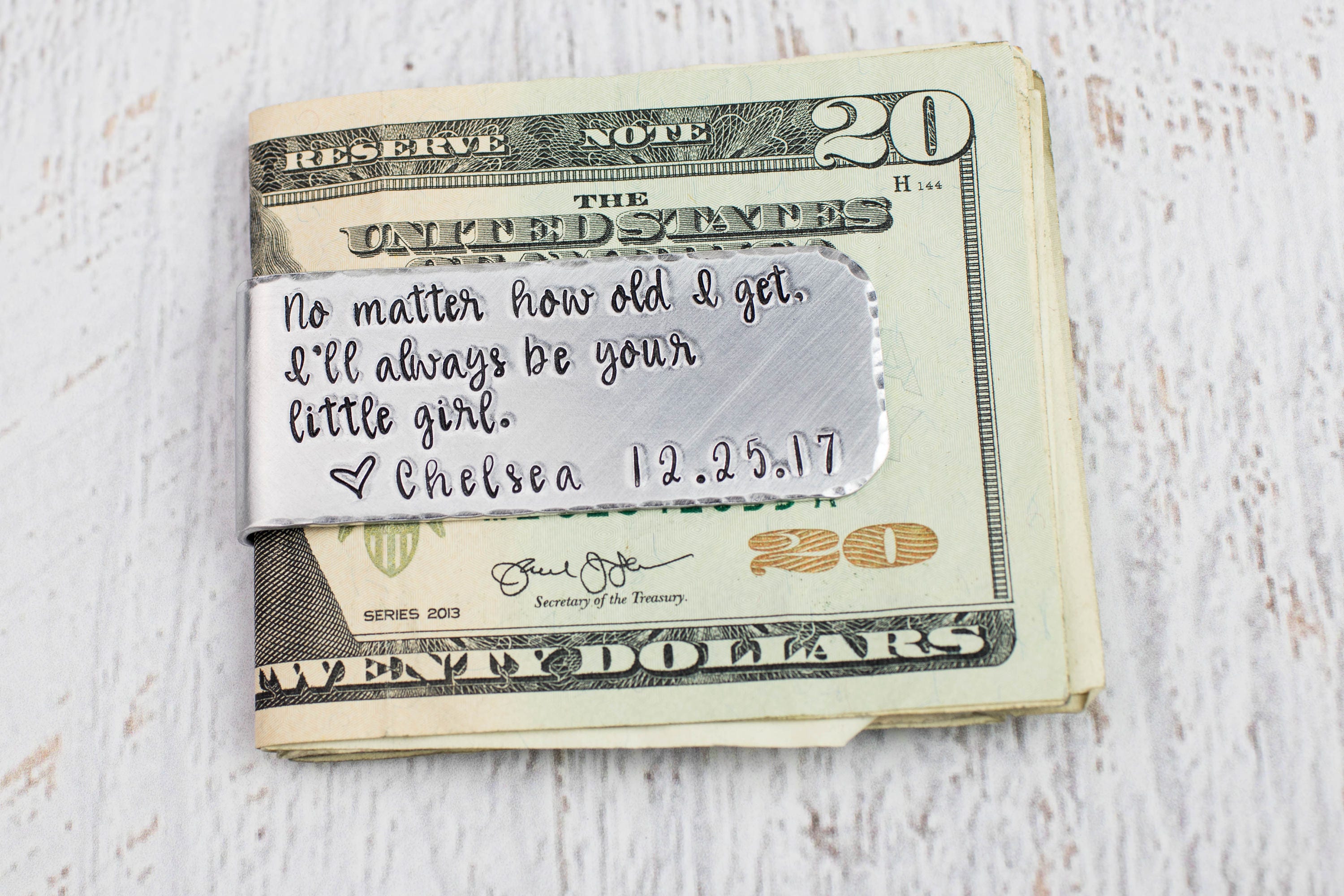 Personalized Money Clip Custom Money Holder Gift for Dad Etsy