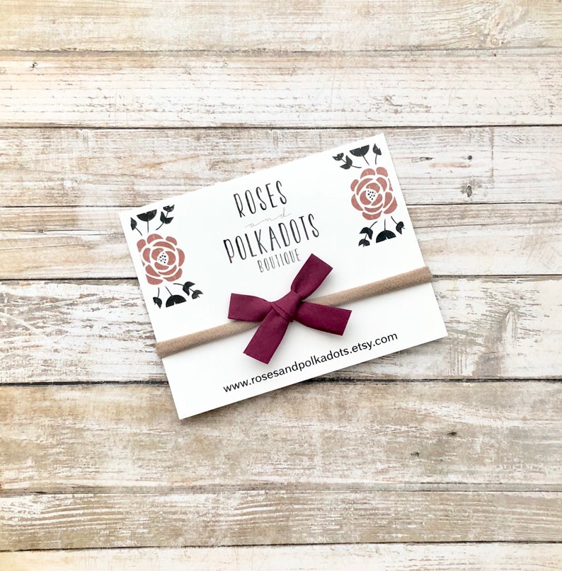 maroon bow headband maroon headband maroon bow maroon baby bow maroon hand-tied bow maroon maroon fabric bow maroon baby bow headband