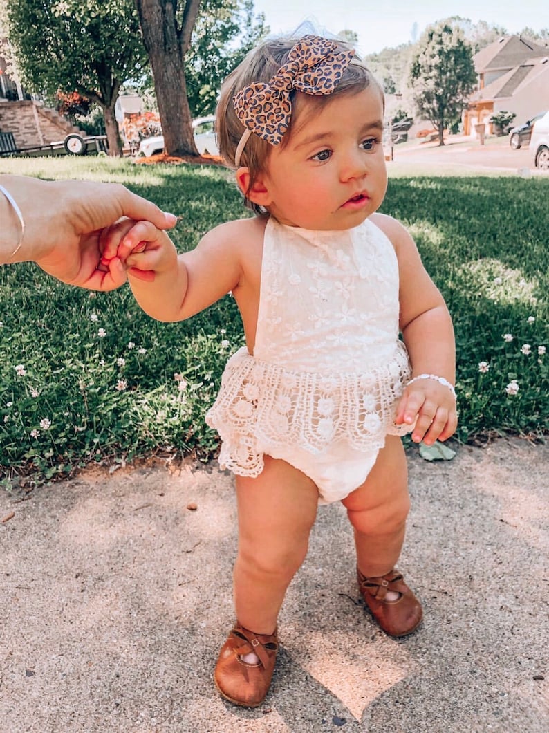 leopard headband baby