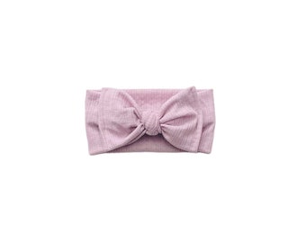 Lavender Knit Head Wrap, Lavender Head Wrap, Purple Lavender Headband, Baby Shower Gift