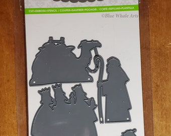 Darice Embossing Essentials Die Cut Embossing Stencil nesting Circles 