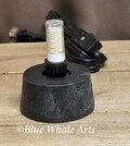 Gourd Light Base Kit – Black Base, Black Cord with LED Bulb