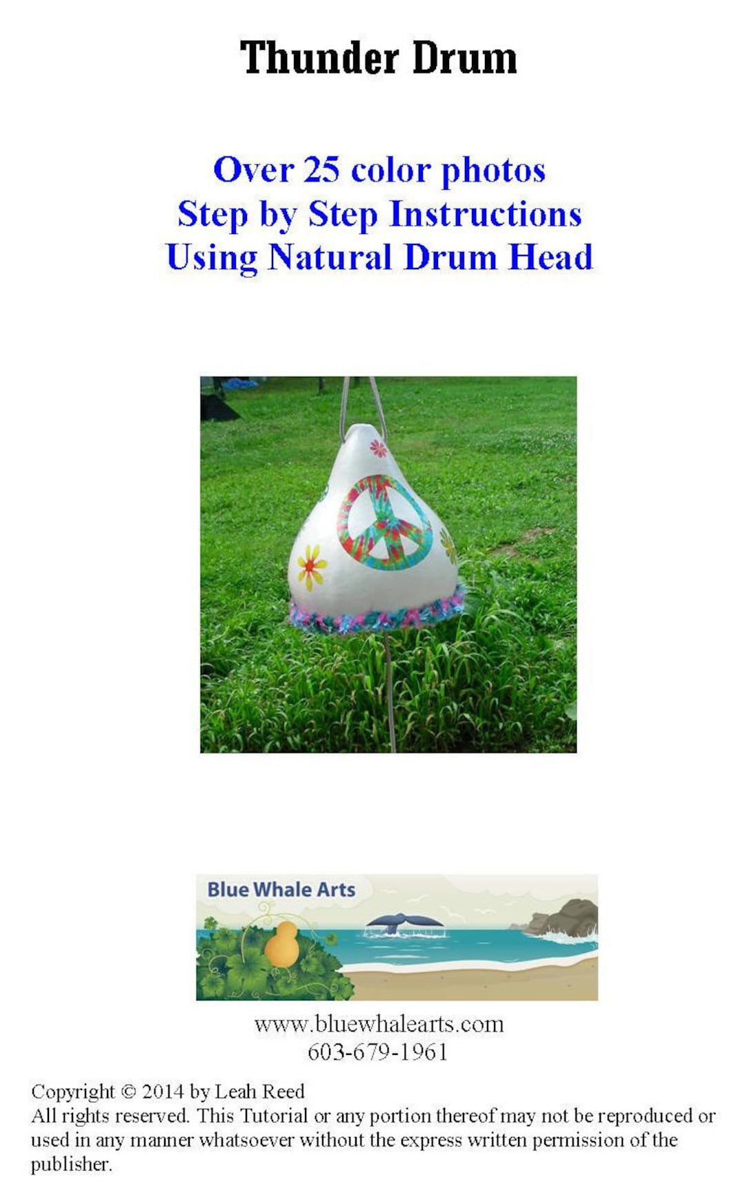 Thunder Drum Using Natural Drum Head Tutorial Digital Version Etsy
