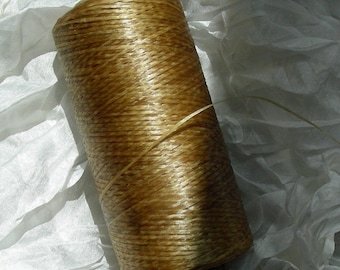 Synthetic / Imitation Sinew - Brown 1/4 pound  30lb weight - - great for pine needle baskets, dream catchers, gourd rims