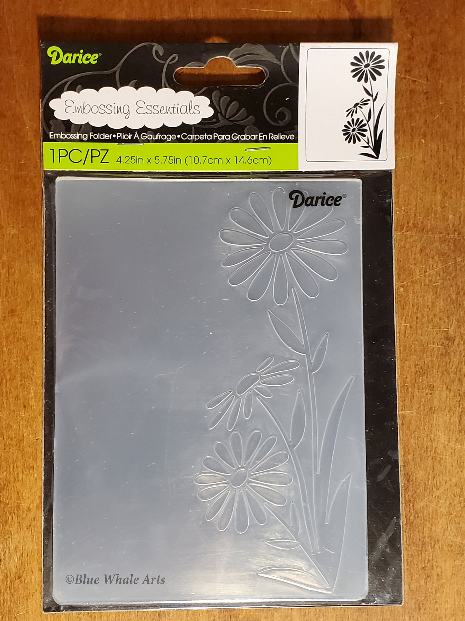 Darice Embossing Folder Large Daisy Etsy