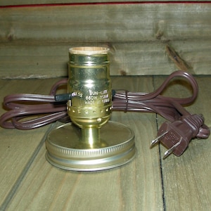 Make a Lamp or Repair Kit with Basic Hardware and Matching Cord (Gold) -  Wholesale Craft Outlet