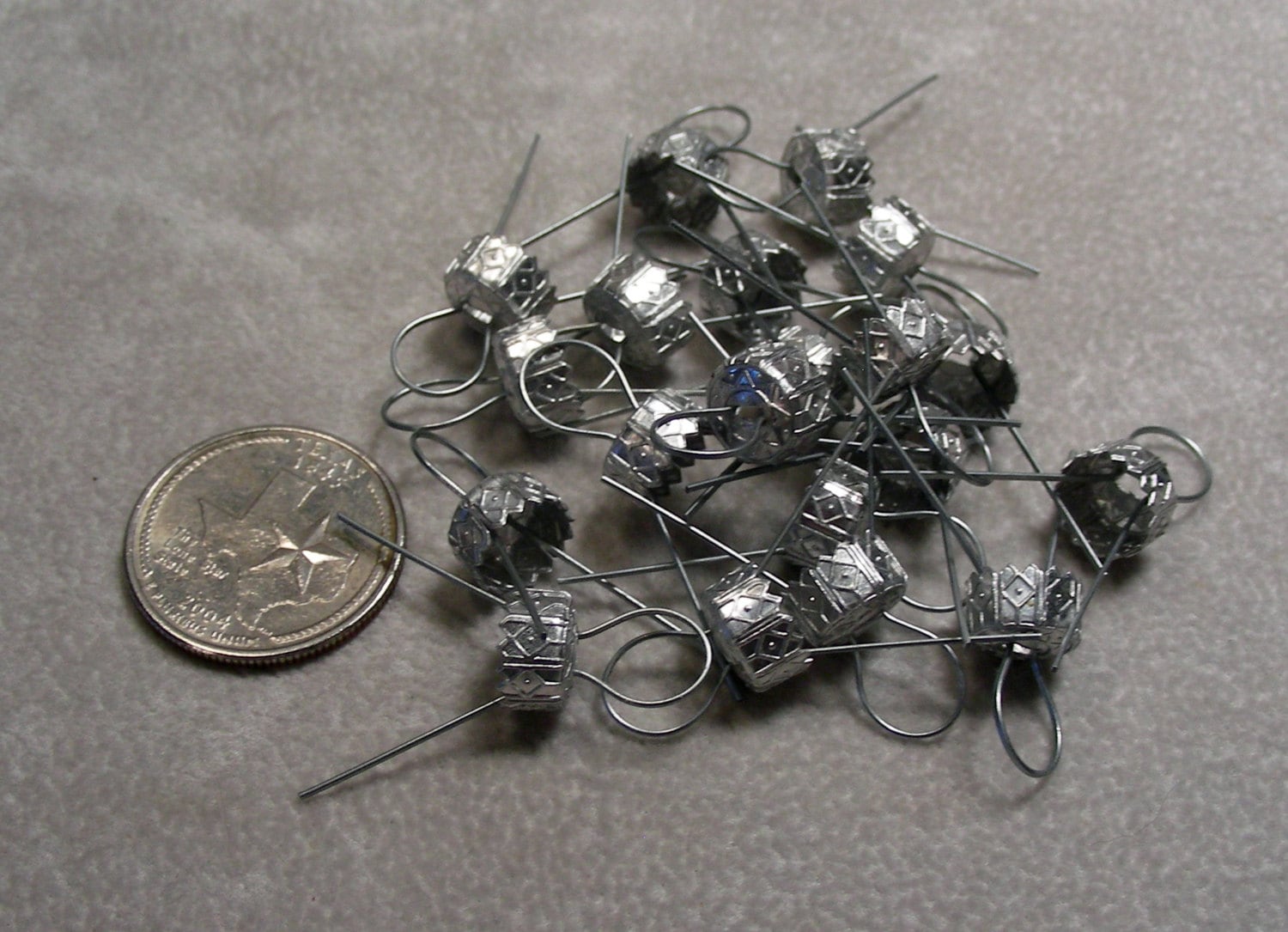 Ornament Caps 8.5 mm Great for replacement or making your Etsy