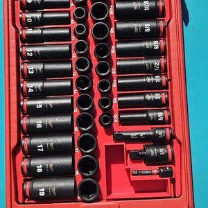 Milwaukee Packout Insert For 3/8&quot; 43 Piece Impact Socket Set tool storage