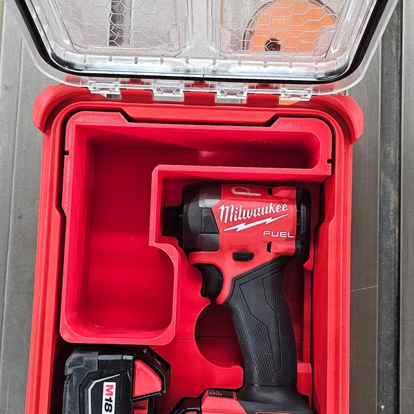 Milwaukee PACKOUT Compact Organizer Insert for M18 FUEL 1/4” Hex Impact Driver model  2953-20